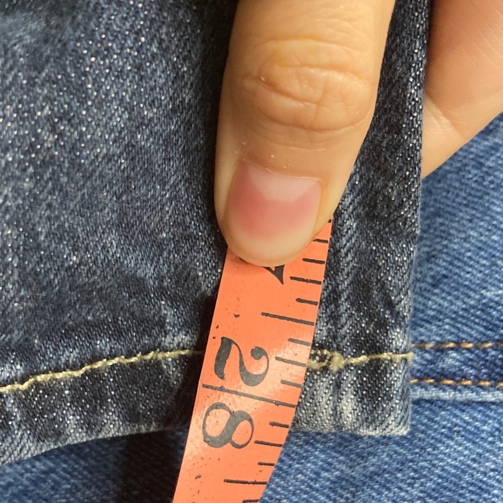 ALLSAINTS men’s Jack Tappered Jeans, In Dark Indigo button fly size 30 - Picture 6 of 9
